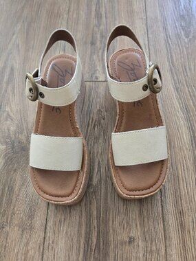 Zodiac Glory Ankle Strap Wedge Sandal